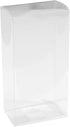 Clear PET Plastic Storage Boxes, 8 Pack, 7.5"x3.75"x2.5", Transparent Gift Boxes for Party Favors