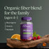 New Chapter Gummies 4+), 60 Organic Fiber for Adults & Kids (Age Plant-Based Prebiotic Fiber for Digestive Health