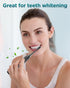 Upgraded Sonic Electric Toothbrush for Adults, Black, 8 Brush Heads, IPX7 Travel Case, 5 Modes, Smart Timer