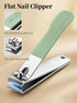 Manicure Set Nail Clippers Pedicure Kit, 4 Pcs Stainless Steel Portable Grooming Tools for Travel