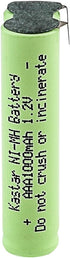Kastar 3-Pack 2.4V 1000mAh Ni-MH Rechargeable Battery Replacement for Philips Sonicare Toothbrush