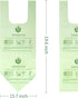 1.2-1.6 Gallon Compostable Bags with Handles, 100 Count Small Biodegradable Kitchen Waste Bags for Countertop Bin