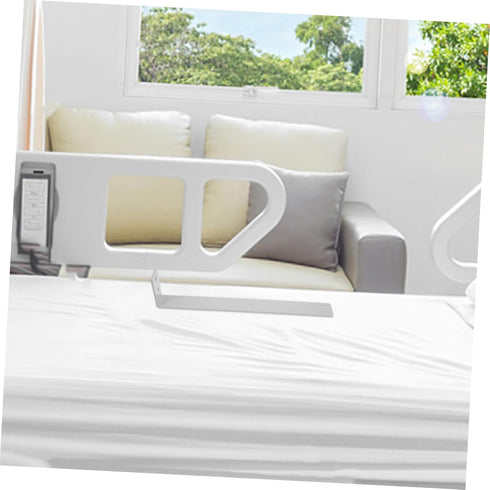 Replaceable Guardrail Rack for Nursing Beds Sturdy Aluminum Alloy Bracket Versatile Care Bed Guardrail Support Easy