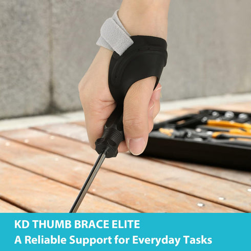 KD Thumb Brace Elite, CMC Thumb Brace for Osteoarthritis Joint Pain, Small Left Hand Support