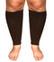 Runee Extra Wide Calf Compression Sleeve - Leg Support for Wide Calves, Relief from Swelling & Varicose Veins (Black)