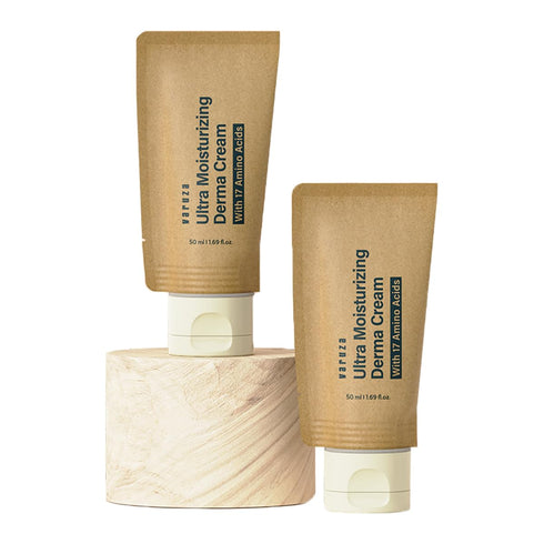 Ultra Moisturizing Derma Facial Cream - 2EA - Deep Hydrating Moisturizer, EWG Verified, Non-Sticky, Unscented