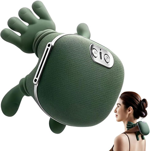 Xpudding Shoulder and Neck Massager, Bionic Heated Massager with Fingers, 4D Kneading Massage,