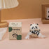 T-shin Candle,110G Panda Shaped Scented Cute Animal Aesthetics Aroma Soy Wax Decorative Candle for Table Photo Prop