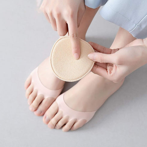 SooGree Pads(3pairs) Metatarsa Foot Reusable Soft Ball of Foot Cushions Forefoot Pads for Women Prevention Pain Relief