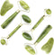 TIHOOD 6PCS Massage Tools Kits, 4 PCS Jade Roller Facial Kits with 2 Scraping Massage Tools for Anti Aging