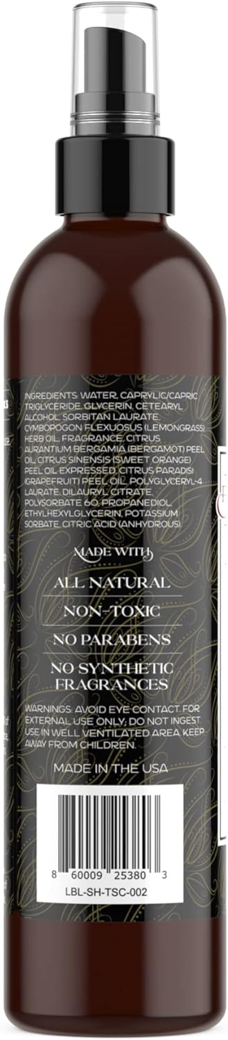 Before You Go Toilet Spray for Poop, 8 Oz Citrus Bathroom Freshener, Long Lasting Deodorizer, Travel Friendly