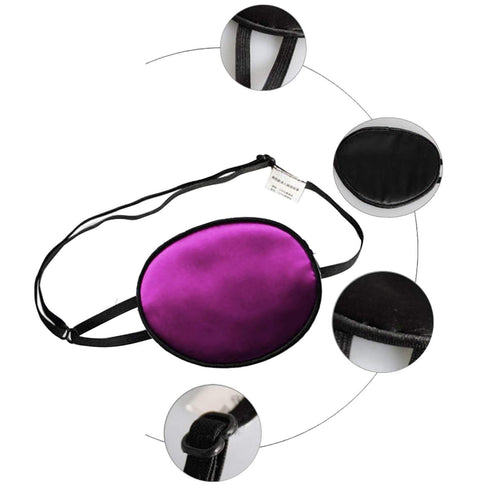Silk Elastic Eye Patches, Amblyopia Strabismus Lazy Eye Patches, Adjustable Soft Comfortable Recovery for Kids, 2 Pack