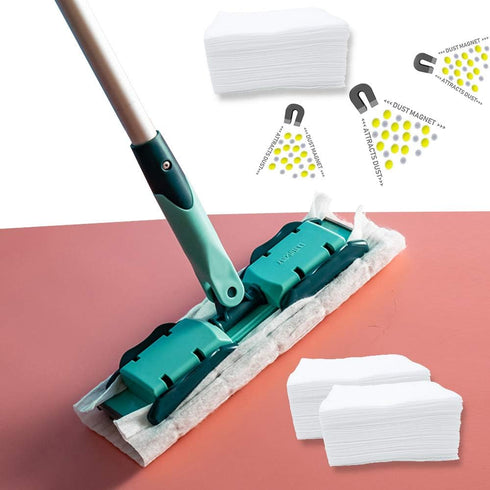 200 Pcs Dry Floor Wipes, Dry Sweeping Cloths Disposable Floor Cleaning Wipes, Micro Fibre Floor Cloths, Wet or Dry