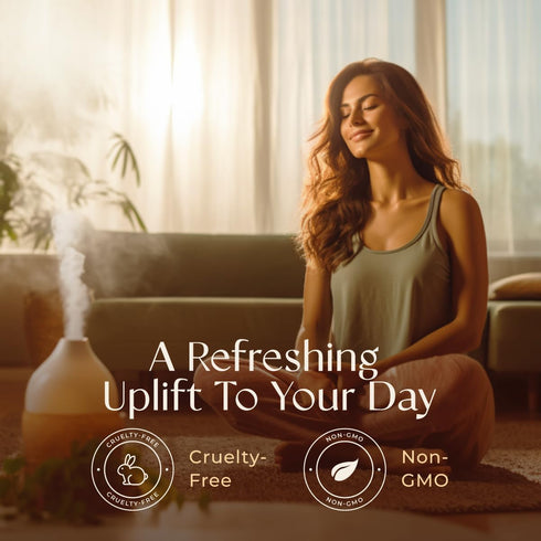 Gya Labs Breathe Essential Oil Blends, 100% Pure Natural Essential Oils from Eucalyptus, Peppermint and More for