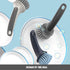 Pack 2 MR.SIGA Pot and Pan Cleaning Brush, Dish Brush for Kitchen