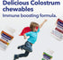 Symbiotics Colostrum Chewables 120ct - Immunity Support for Adults & Kids, Lactoferrin & Colostrum Protein, Gluten Free