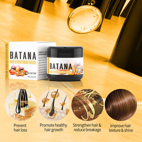 Mysense Batana Oil for Hair Growth and Deep Conditioning, Organic Hair Growth Oil with Castor Oil, Scalp and Hair Care for Men & Women, Strengthen, Hair Repair, Promote Hair Thickness, 0.7oz