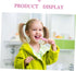 Set 3pcs PartyKindom Cartoon Tooth Brush Boys and Girls Toothbrushes Timer Manual Toothbrush for Oral Care