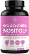 Premium Inositol Supplement - 30 Day Supply - Myo-Inositol and D-Chiro Inositol Plus Folate and Vitamin D for Hormone