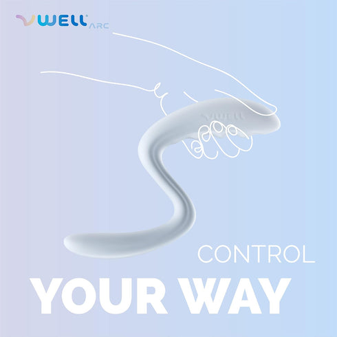 VWELL Arc Pelvic Floor Muscle Trigger Point Active Relaxer Tool for Women | Myofascial Release Pain Relief