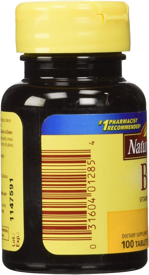 Nature Made Vitamin B-6 100 Mg Tablets, 100-Count, Pack of 2