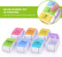 LEMBOL 1 Detachable Pill Organizer,Weekly Pill Box Time a Day,Large Daily Pill Case for Pills/Vitamin/Fish