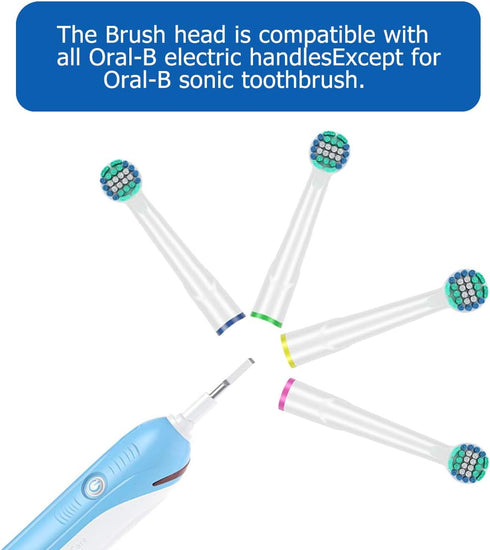 Replacement Heads for Oral B Braun Toothbrushes Electric - 16 Pack Professional Precision & Sensitive Brush Heads