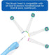 Replacement Heads for Oral B Braun Toothbrushes Electric - 16 Pack Professional Precision & Sensitive Brush Heads