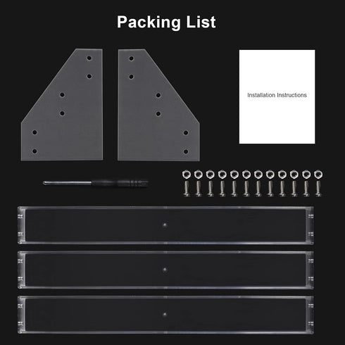 Nail Polish Rack 3 Tier Acrylic Display Stand Holder, Nail Polish Organizer, Essential Oil Storage Paint Shelf Holds Up