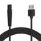 Linkidea 5V Shaver Charger Cord, Replacement USB Power Charger Adapter Cable for Electric Razor (Black)