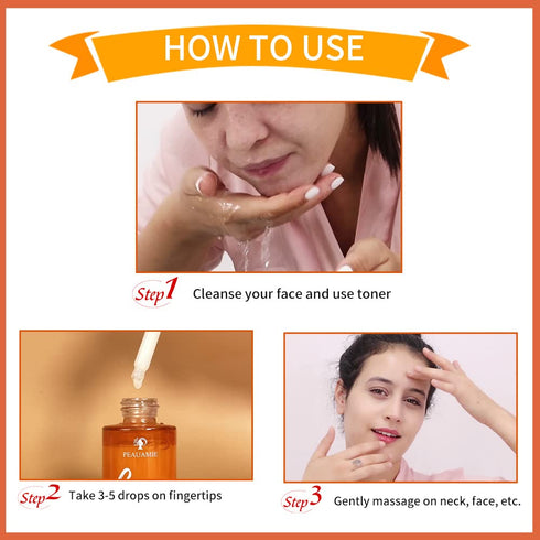 Vitamin C Serum for Face Anti Aging, 2% Hyaluronic Acid and 1% Retinol, Moisturizer for Fine Lines and Wrinkles