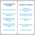 AMANDEAN Liposomal Glutathione Supplement, Liquid Reduced Setria 500mg, Immune Support