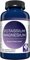 MD. Life Potassium Magnesium Supplement - 90 Capsules, High Absorption Magnesium Complex for Vascular Health