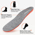 US9.5/ EU42.5 riemot Merino Wool Blend Warm Insoles for Men, Winter Comfort Shoe Inserts with Gentle Arch Support, Heel