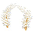 Wedding Pearl Hair Clips (2PCS) - Rhinestone Hair Accessories for Bridal Women in Gold