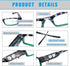 Reading Glasses with Light, Bright LED Readers for Nighttime, Compact Full Frame Eyewear, Clear Vision Unisex +250