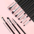 SOLVE Makeup Brush Set, 32 Pieces Professional Brushes Kit, Wooden Handle, Black