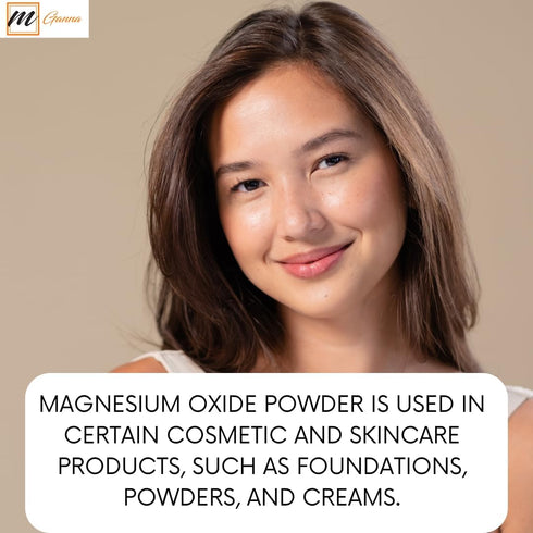 Pure Magnesium Oxide Powder for Health and Beauty, 0.5 lbs / 227 gms