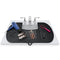 Sink Topper Foldable Sink Cover - Silicone Makeup Brush Cleaning Mat & Hot Tools Organizer - Large, Black