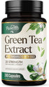 Green Tea Extract Capsules 1000mg with EGCG, 240 Capsules for Heart Support, Natural Energy