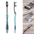 WOEIFGV 1pc Super Hard Bristles Tooth Brush For Adults Remove Coffee