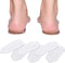Medial & Lateral Heel Wedge Silicone Insoles, Supination & Pronation Corrective Gel Adhesive Shoe Inserts for Foot