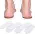 Medial & Lateral Heel Wedge Silicone Insoles, Supination & Pronation Corrective Gel Adhesive Shoe Inserts for Foot