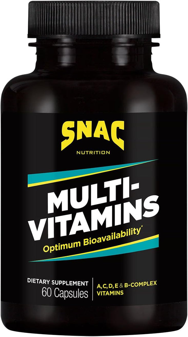SNAC Multi-Vitamins Daily Supplement, 60 Capsules with Optimum Bio-Availability