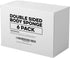 IMPRESA 6 Pack Double Sided Body Sponge for Daily Deep Cleansing and Regular Exfoliating - Buff Puff Style Exfoliating