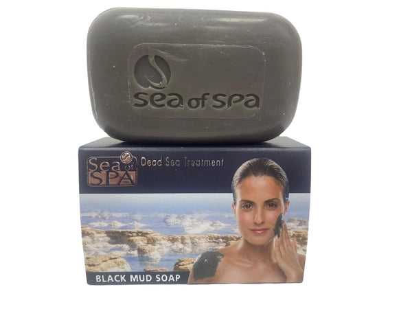 Sea of Spa Dead Sea Minerals Black Mud Soap, 125gr, 4.4oz