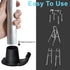 4 Pack Walker Skis Glides for Folding Walkers - Mobility Aid Accessory for Seniors