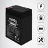 Miady 6V 5Ah (2 Pack) Rechargeable Sealed Lead Acid Battery