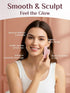 Rena Chris Gua Sha Facial Tools, Pink Stone Guasha Tool for Acupuncture, Manual Massage Tool for Jawline Sculpting