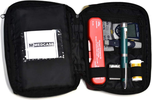 Diabetic Travel Case & Supplies Organizer, Insulated Insulin Cooler and Carrying Case for Diabetes Supplies